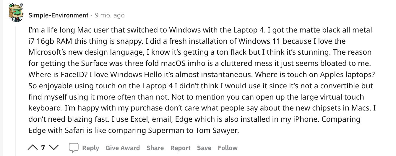 Best Windows Laptop According to Reddit