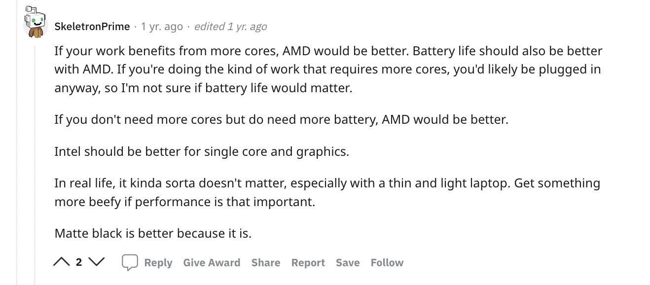 Best Windows Laptop According to Reddit